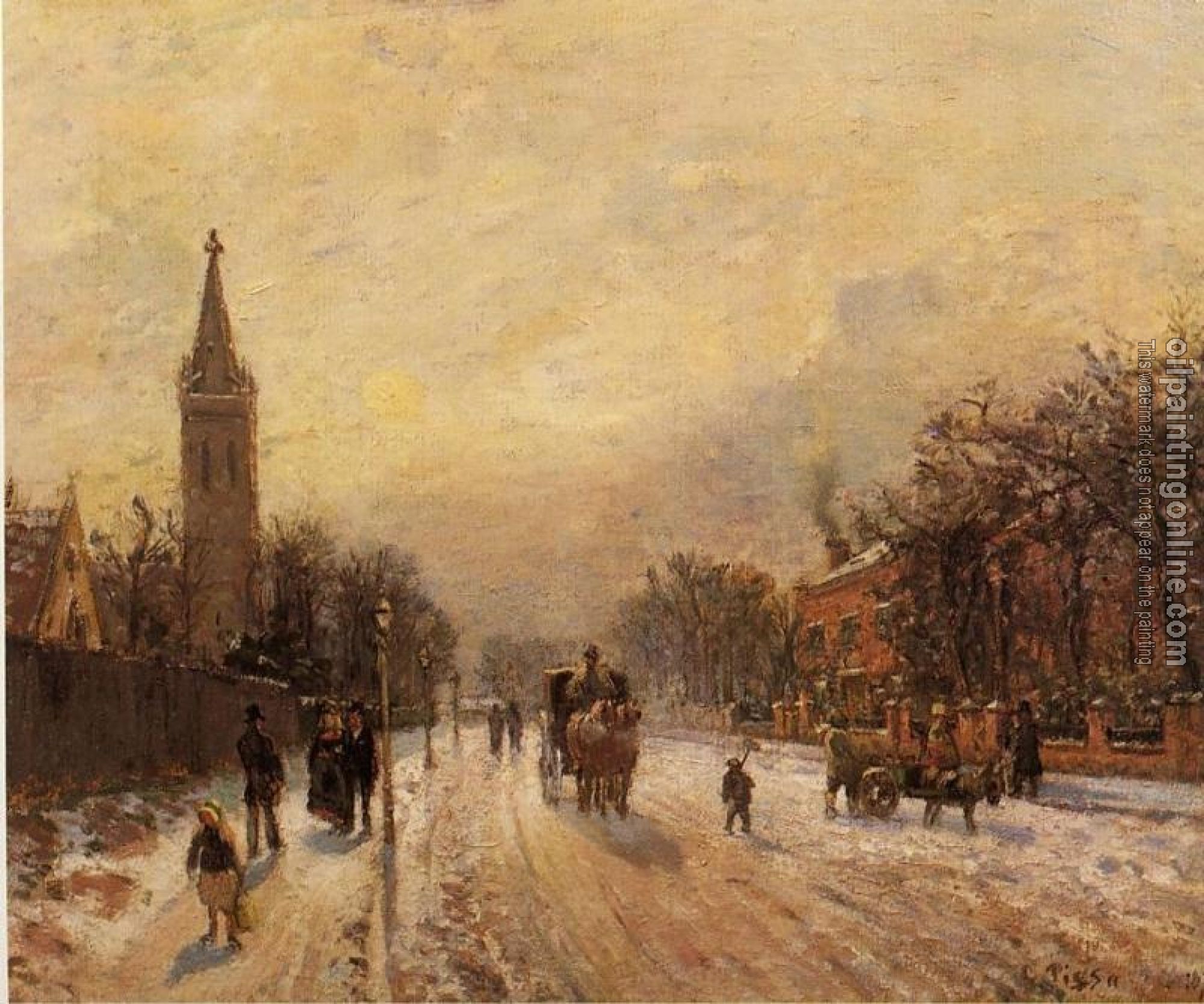 Pissarro, Camille - All Saints' Church, Upper Norwood